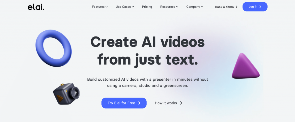 AI Video Generator - Elai.io