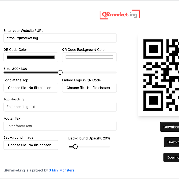 QRMarketing | Free QRCode Generator