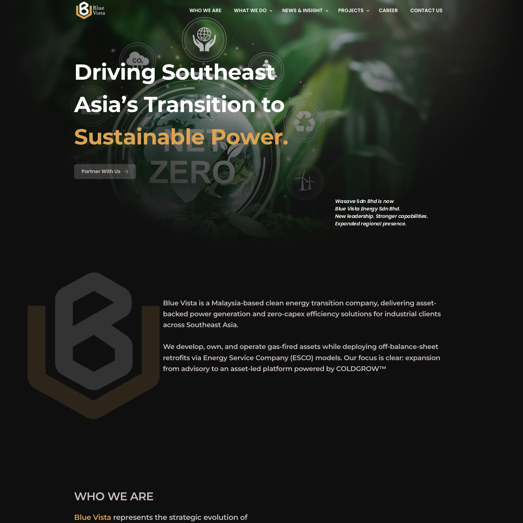 Blue Vista | Driving Southeast Asia’s Transition to Sustainable Power.